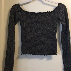 scrunch style crop top